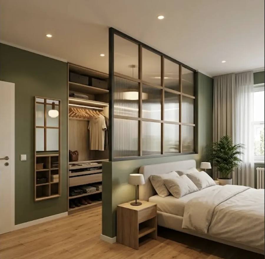 Schlafzimmer Gipskarton Trennwand Hannover